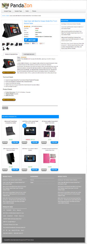 Product picture Pandazon Theme